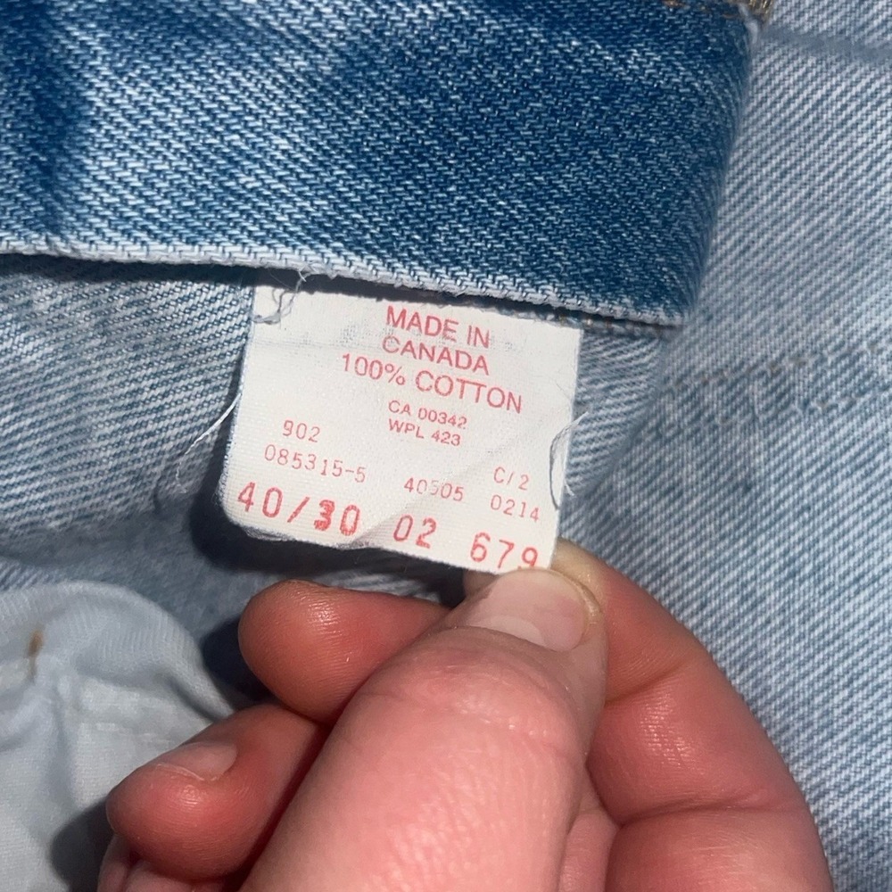 Vintage Levi Strauss Orange Tab Paper‎ Tag 2002 Men's Denim Jeans 36x29 - Picture 3 of 8